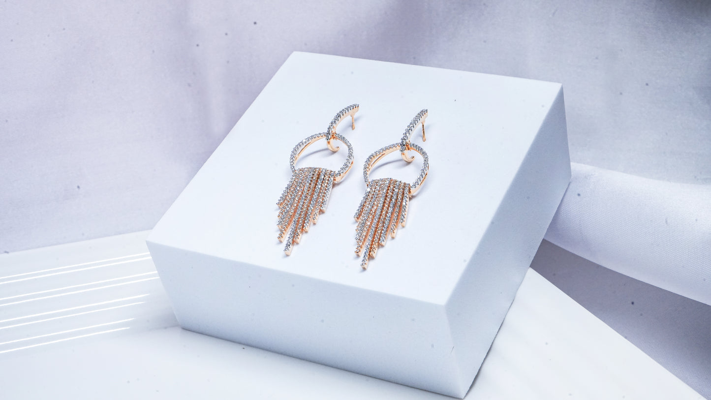 American Daimond-Dangling Earring