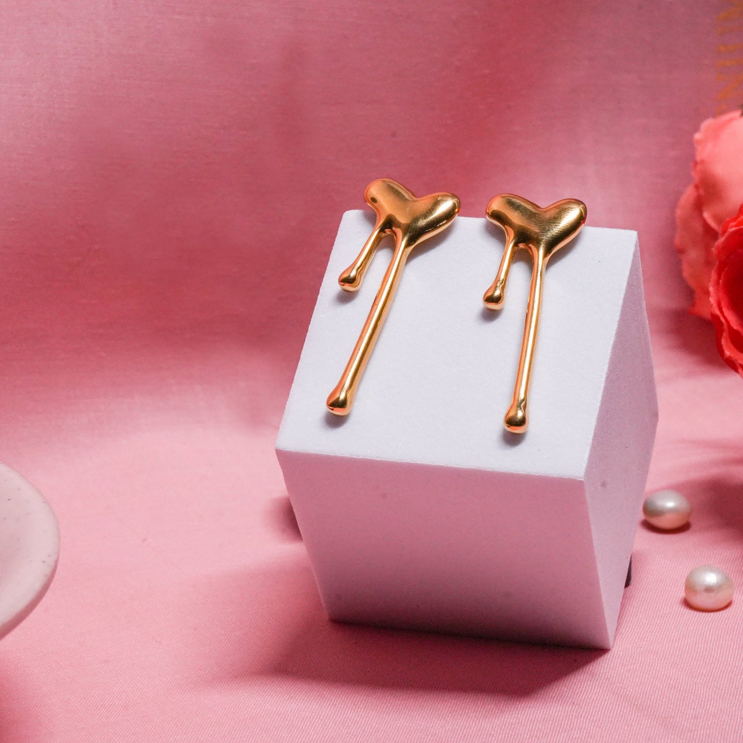 Heart Dangling Earring