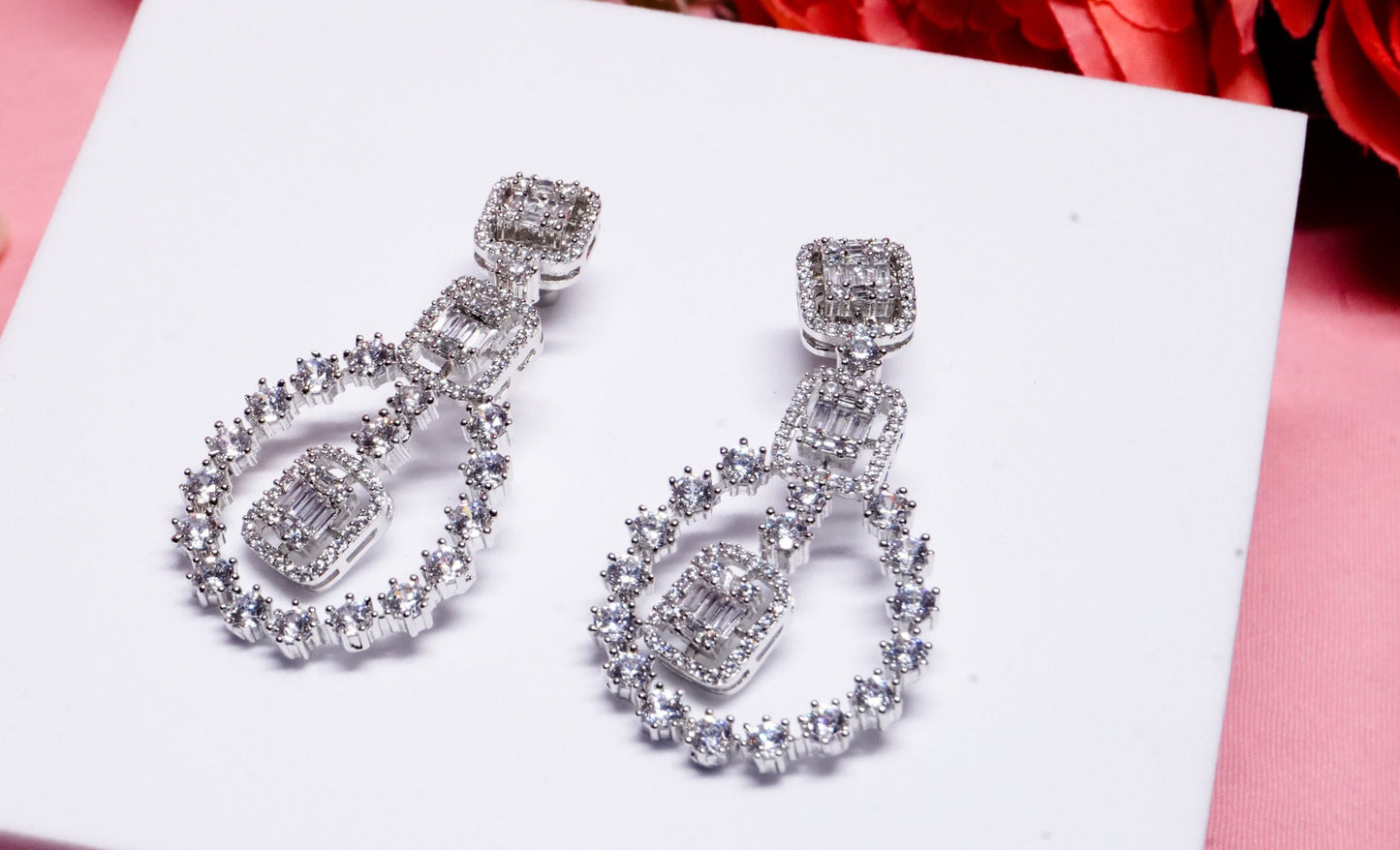 AD/Cubic zirconia Earring