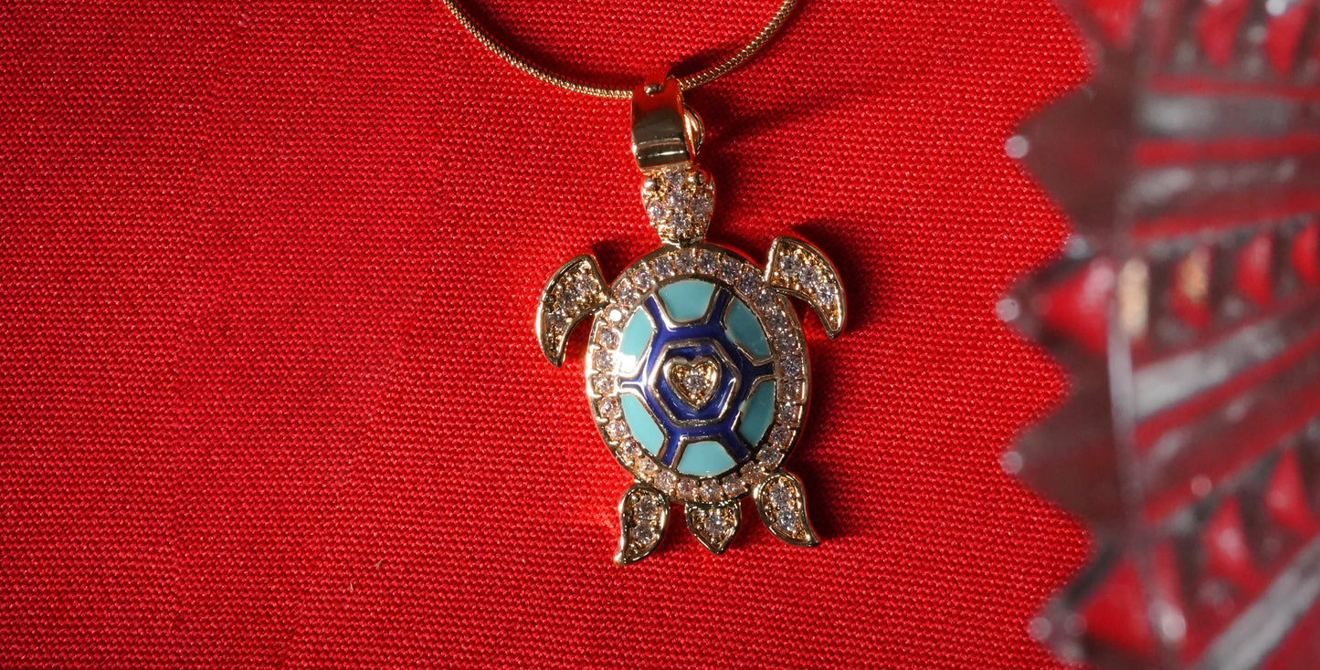 Timeless tortoise pendant